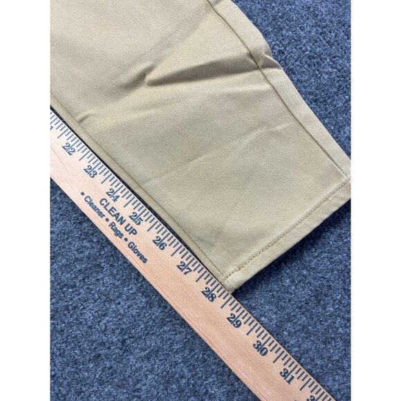 Levis Womens Pull-On Super Skinny Simply Stretch Shaping Pants Khaki Size 18W 34 - Picture 5 of 8